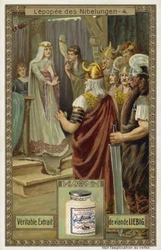 Szene aus dem Nibelungenlied
